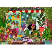 Puzzle Pieces and Peace Pour L'Amour Des Plantes 500 pièces
