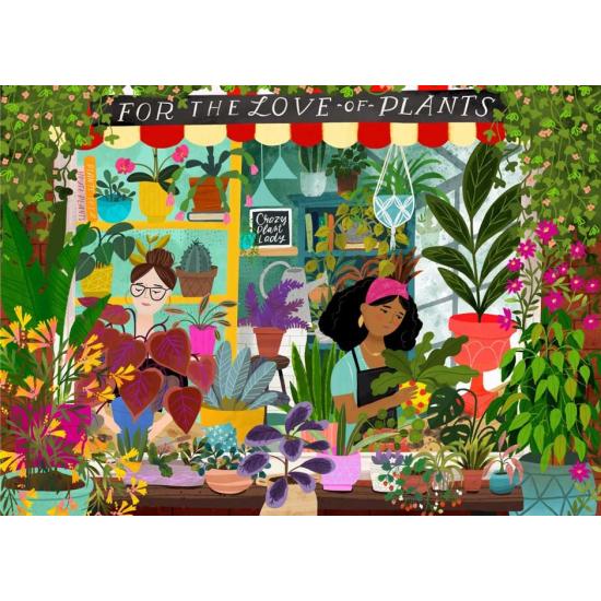 Puzzle Pieces and Peace Pour L'Amour Des Plantes 500 pièces