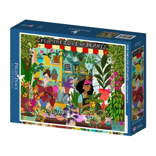 Puzzle Pieces and Peace Pour L'Amour Des Plantes 500 pièces