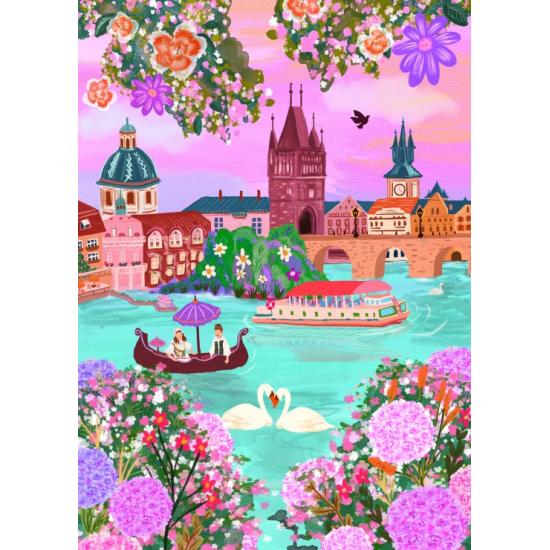 Puzzle Pieces and Peace Prague, République tchèque 500 Pzs