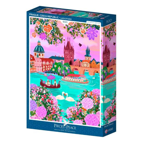 Puzzle Pieces and Peace Prague, République tchèque 500 Pzs