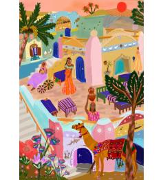 Puzzle Pieces and Peace Village Nubien 1000 pcs