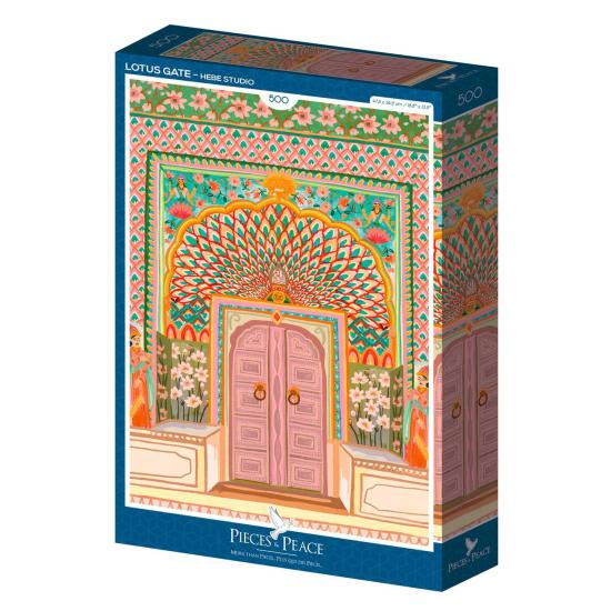 Puzzle Pieces and Peace Lotus Gate 500 pcs