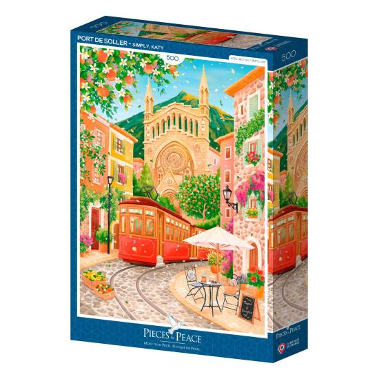 Puzzle Pieces and Peace Port De Sóller 500 pièces