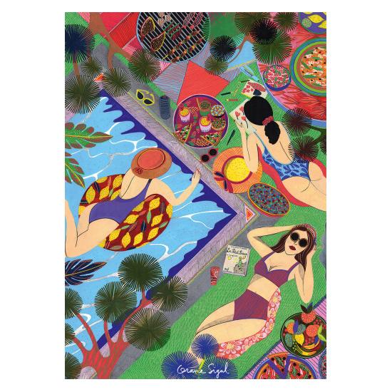 Puzzle Pieces and Peace Summer in Drome 1500 pièces