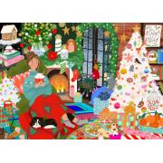 Puzzle Pieces and Peace Coin De Noël 1500 Pièces
