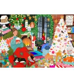 Puzzle Pieces and Peace Coin De Noël 1500 Pièces