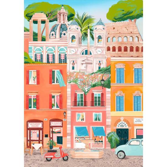 Puzzle Pieces and Peace Rome 1000 pcs