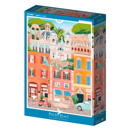 Pièces de puzzle et paix Rome 1500 pièces