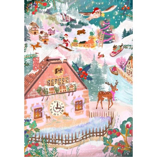 Puzzle Pieces and Peace Forêt-Noire à Noël 1000 pièces