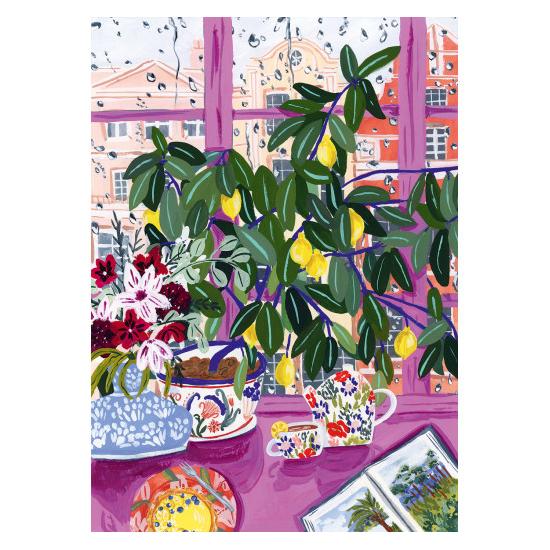 Pièces de puzzle et thé de la paix avec Marianne 1000 pièces