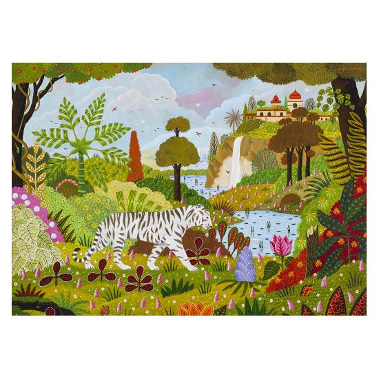 Puzzle Pièces et Paix Tigre Blanc 1500 Pièces