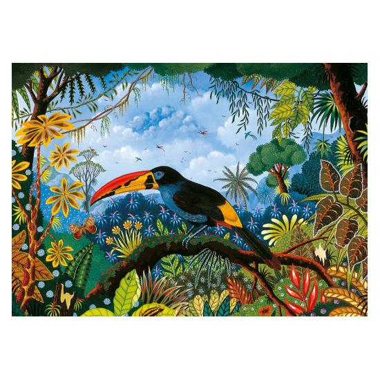 Puzzle Pièces et Paix Toucan Bleu 1000 Pièces