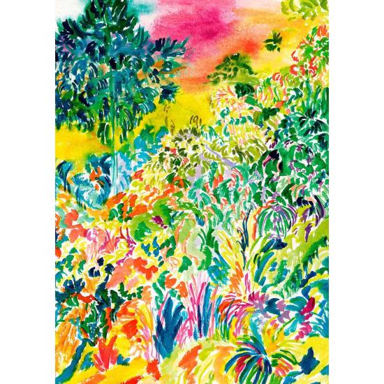 Pièces de Puzzle et Végétation de la Paix 500 Pzs Pièces de Puzzle et Végétation de la Paix 500 Pzs