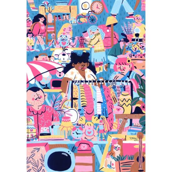 Puzzle Pieces and Peace Vide-Grenier 1000 pcs