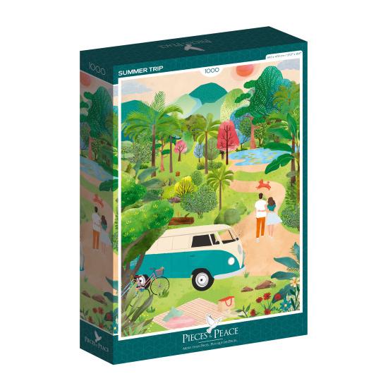 Puzzle Pieces and Peace Voyage d'été 1000 pièces