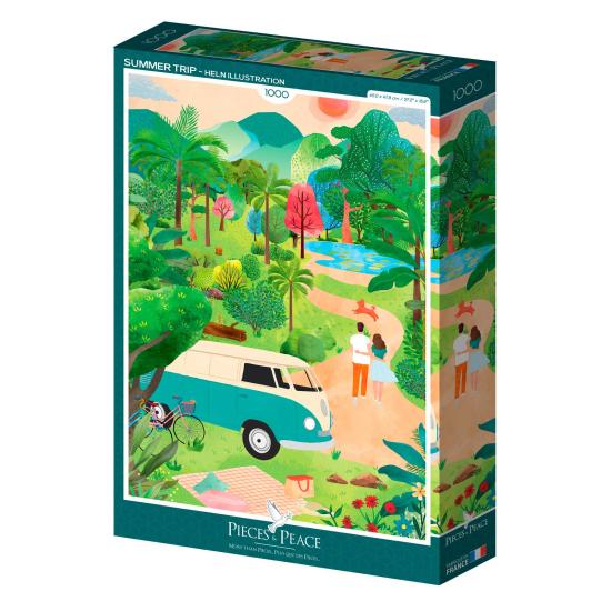 Puzzle Pieces and Peace Voyage d'été 1000 pièces