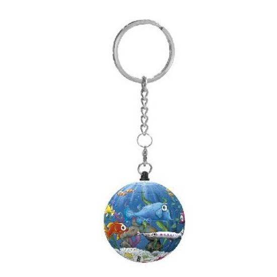 Pintoo Puzzle 3D Porte-Clés Aquarium 24 Pièces