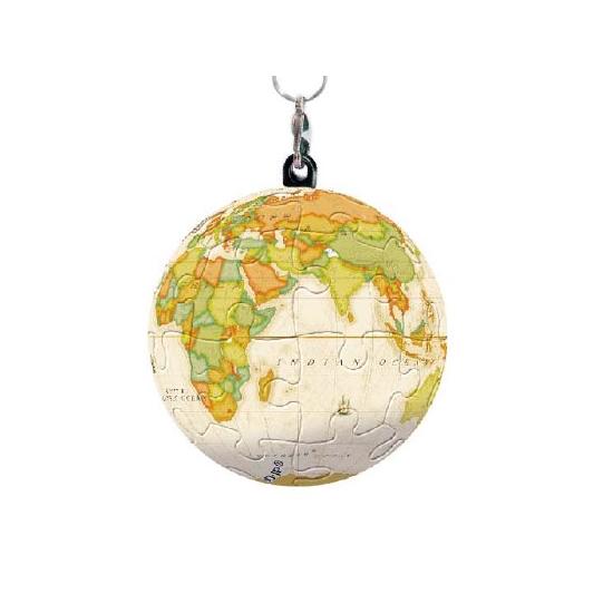Pintoo Puzzle 3D Globe Terrestre Porte-Clés 24 Pièces