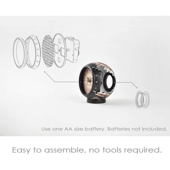 Pintoo Puzzle 3D Horloge Mémoire Heure 145 Pièces