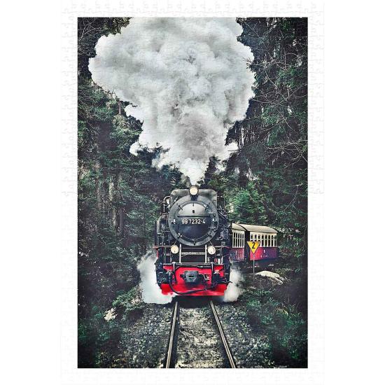 Pintoo Puzzle Le Train à Vapeur, Suisse 600 Pièces