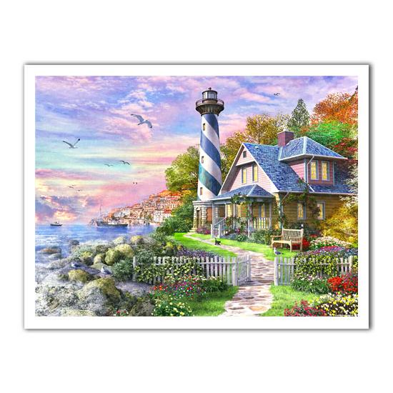 Pintoo Phare à Rock Bay Puzzle 1200 pièces