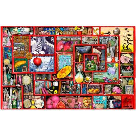 Puzzle Pintoo La Grande Boîte Rouge 1000 Pièces