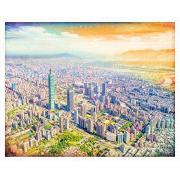 Pintoo Magnifique vue de Taipei 2000 pièces Puzzle