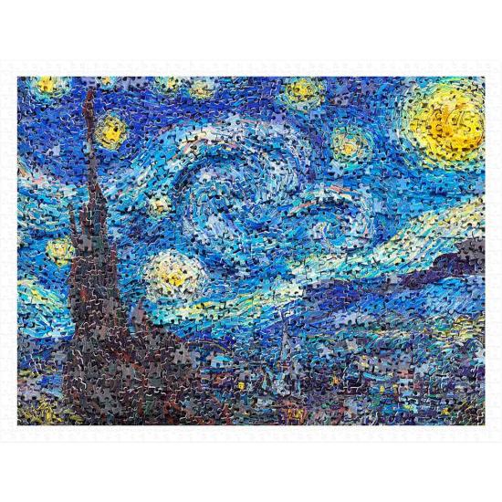 Puzzle Pintoo Van Gogh Nuit étoilée 1200 pièces