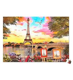 Pintoo Puzzle Coucher de Soleil à Paris MINIATURE 368 Pièces