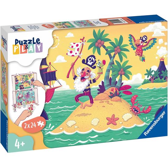 Puzzle-Play Ravensburger Pirate Adventure 2x24 pièces