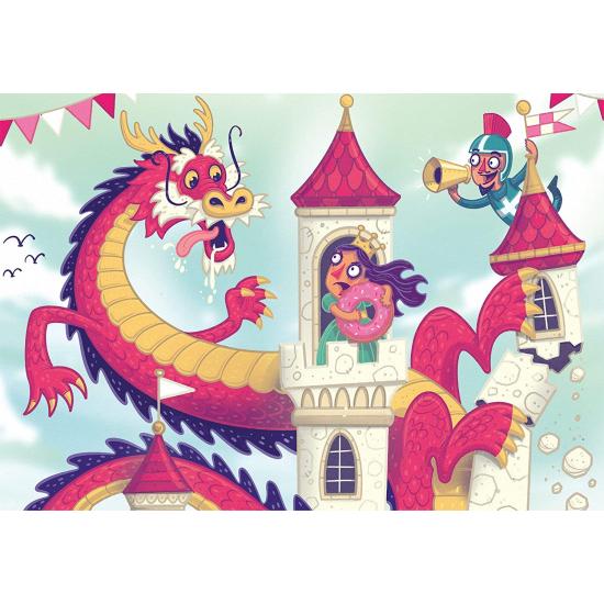 Puzzle-Play Ravensburger Dragon et beignets 2x24 pièces