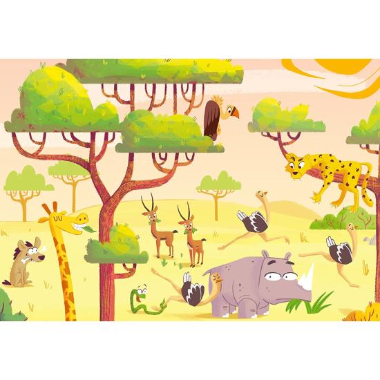 Puzzle-Play Ravensburger Safari Time 2x24 pièces