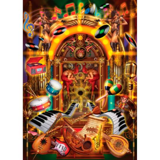 Puzzle Puzzelman Jukebox 1000 pièces