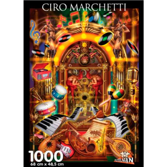 Puzzle Puzzelman Jukebox 1000 pièces