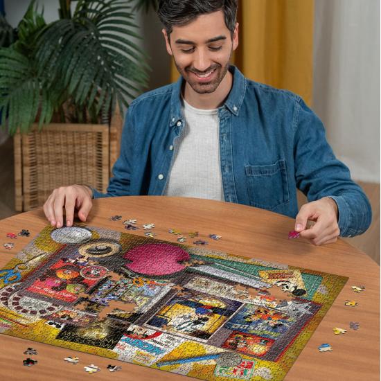 Puzzle Ravensburger 1970 Mickey Moments 1000 pièces