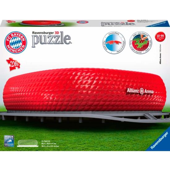 Puzzle Ravensburger 3D Allianz Arena (Bayern München) 216 Pi