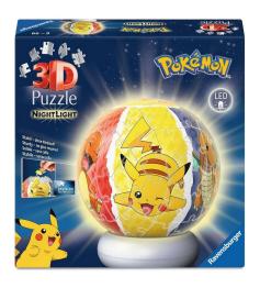 Ravensburger Puzzle 3D Pokémon Veilleuse 74 pièces