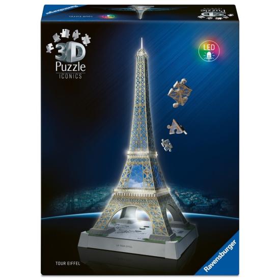 Puzzle Ravensburger Icônes 3D Tour Eiffel 243 pièces Puzzle Ravensburger Icônes 3D Tour Eiffel 243 pièces