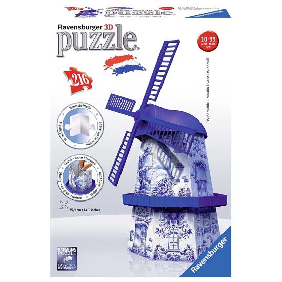 Ravensburger Puzzle Moulin à vent 3D 216 pièces