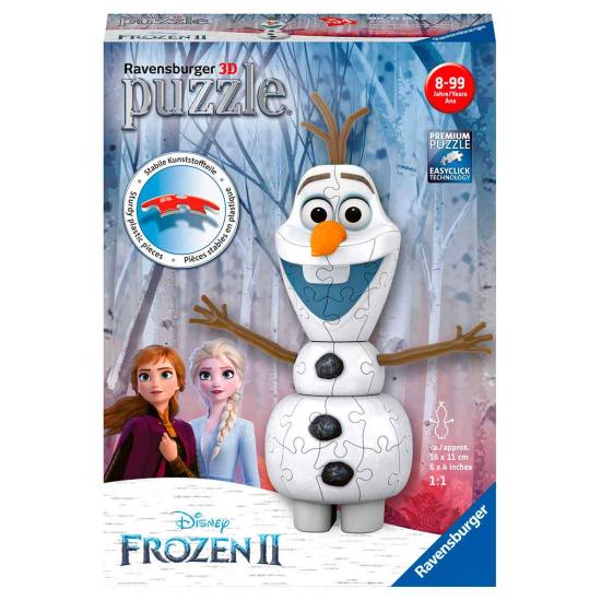 Puzzle Ravensburger 3D Olaf Frozen 2 de 54 pièces