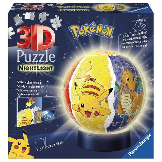 Ravensburger Puzzle 3D Pokémon Veilleuse 74 pièces