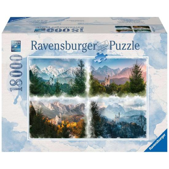 Ravensburger Puzzle 4 Saisons à Neuschwanstein 18000 pièces