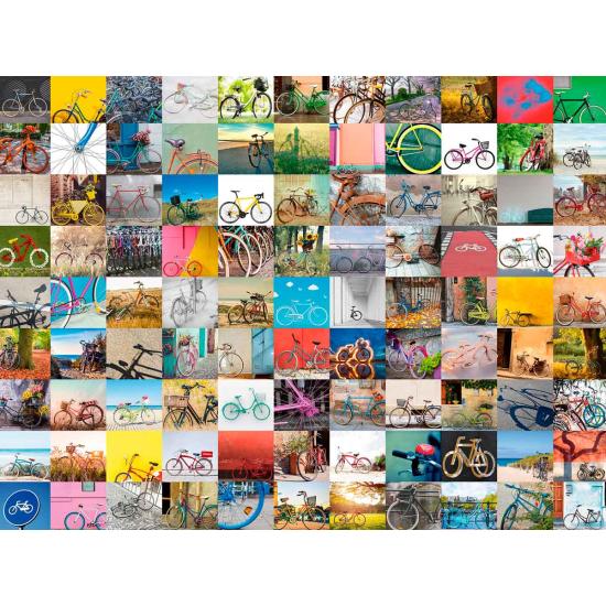Puzzle Ravensburger 99 vélos et plus... 1500 pièces