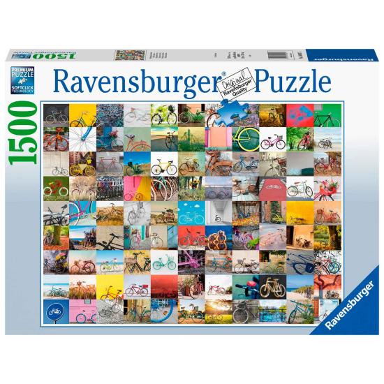 Puzzle Ravensburger 99 vélos et plus... 1500 pièces