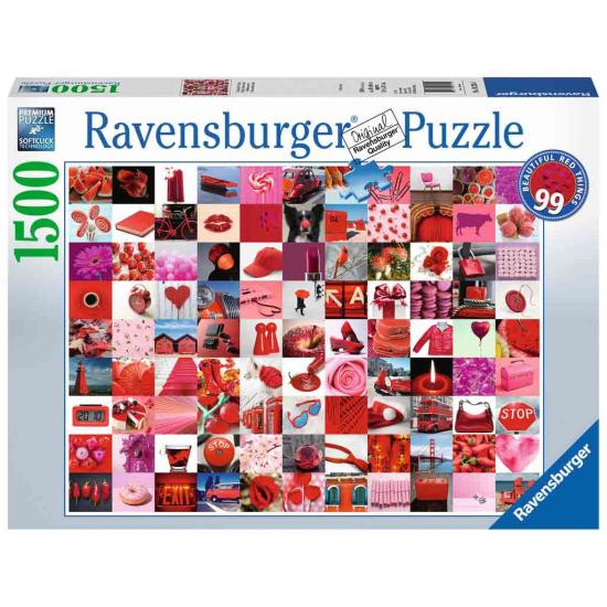 Ravensburger 99 Puzzle Belles choses rouges 1500 pièces Ravensburger 99 Puzzle Belles choses rouges 1500 pièces