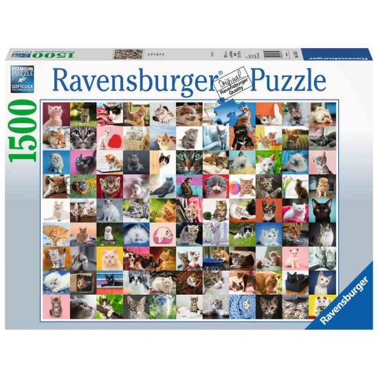 Ravensburger Puzzle 99 Chats 1500 pièces Ravensburger Puzzle 99 Chats 1500 pièces
