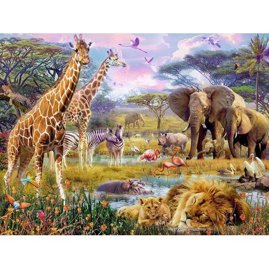 Ravensburger Puzzle Afrique colorée 1500 pièces