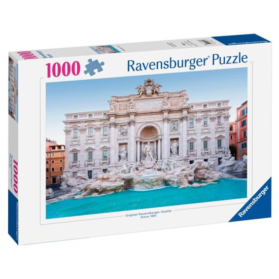 Puzzle Ravensburger Fontaine de Trevi, Rome 1000 pièces