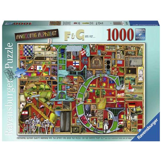 Ravensburger Puzzle Alphabet F et G 1000 pièces